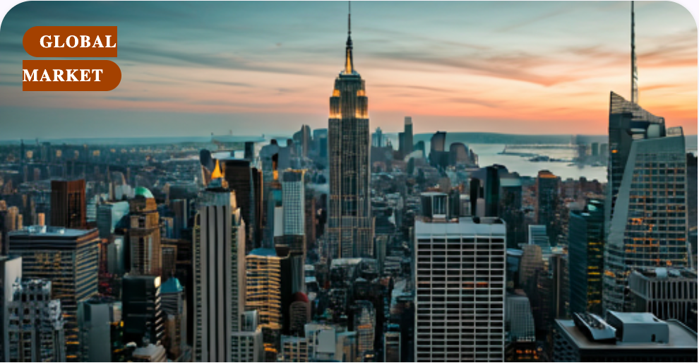 New York skyline for Amazon USA Empire