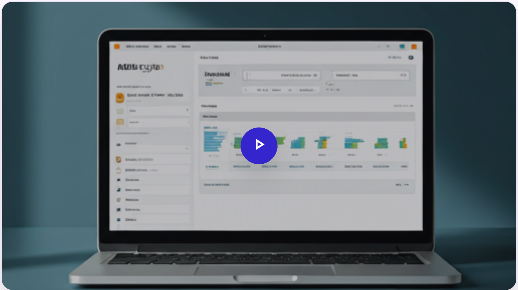 Amazon FBA course dashboard shown on a laptop
